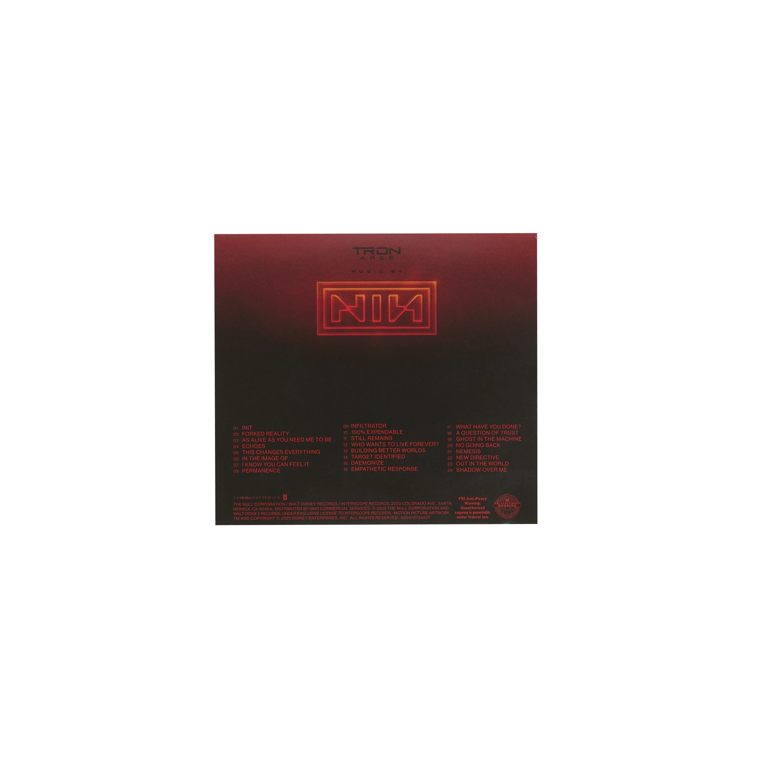 Tron: Ares Soundtrack Store Exclusive CD - Image 4
